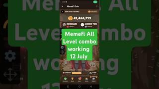 (Level 1-12) Memefi Secret Reward Combo Memefi 4,000,000 Coins Code | Memefi Combo Code | #Memefi