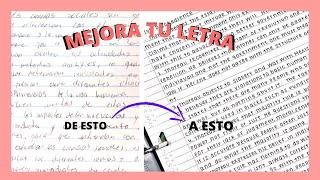 COMO MEJORAR LA LETRA! No mas letra de doctor. Tips que funcionan.