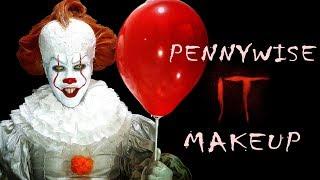 PENNYWISE (Normal Clown Form) Makeup - IT Movie 2017