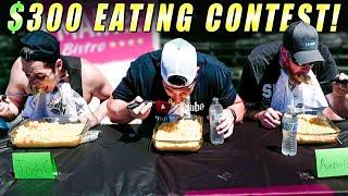 3 MINUTES to eat 5 LBS of Mac n Cheese!!!