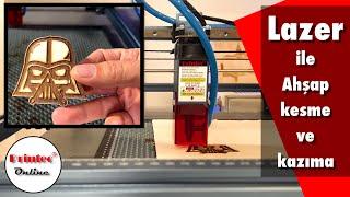 Printec Mini Lazer ile ahşap kesim ve kazıma nasıl yapılır?