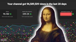 How much YouTube Pays For 100M Views | Monetized History Shorts Channel