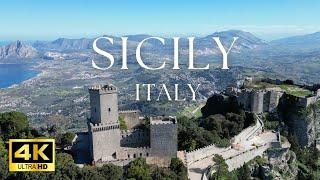 Fly over Sicily by 4K Drone 