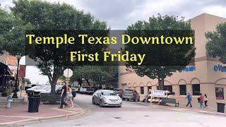 Downtown Temple Texas First Friday