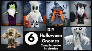 Compilation of 6 of my Halloween gnomes for inspiration/Diy gnomes