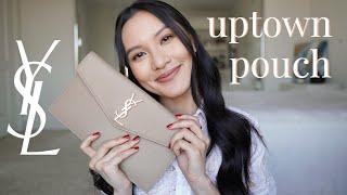 YSL UPTOWN POUCH REVIEW: what fits inside + different ways to wear with a chain! | uluu