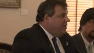 Governor Christie's Remarks To New Jersey Congressional Delegation On Hurricane Sandy Recovery