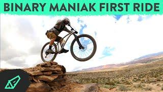 Binary Maniak - First Ride On my Dream Hardtail That I Designed