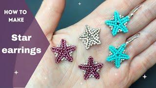 How to Make Star Earrings - Easy Tutorial, make it in 15 min !