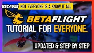 BETAFLIGHT Tutorial for Everyone - Updated & Step by Step 