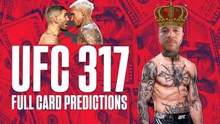 UFC 317 Full Card Predictions and Breakdown - Topuria vs Oliveira (Great Card)