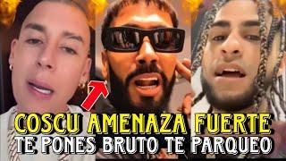  Cosculluela AMENAZA "Te pones bruto te parqueo" Anuel reacciona y le tira fuerte a Yovngchimi