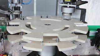 how to operate caps rings sealing machine detailed instruction in factory tarros máquina de sellado