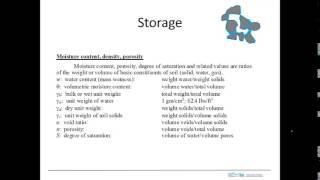 vadose 5 flow and storage and water content terms