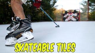 Hockey Tiles You can Skate on! Revolution Tiles Review