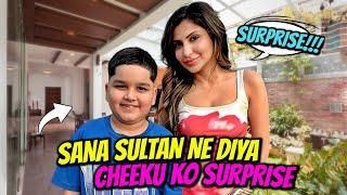 Sana Sultan Ne Diya Cheeku Ko Surprise