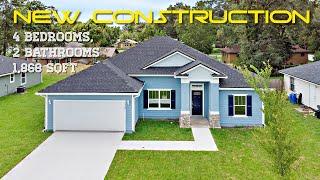 Jacksonville, FL - New Construction - No HOA, No CDD - 4 Beds, 2 Baths, 1,868 SqFt #hometour