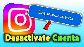 CÓMO Desactivar tu CUENTA de Instagram