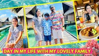 ️ கடலில் மிதக்கும் சொகுசு வீடு | Luxury Resort | Adaaran | Maldives Family Vacation| USA Tamil VLOG