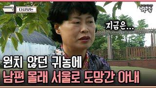 [다큐 '가족' 244-4] 원치 않던 귀농에 남편 몰래 서울로 도망간 아내