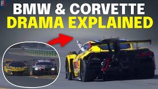 The BMW and Corvette DRAMA at Daytona EXPLAINED