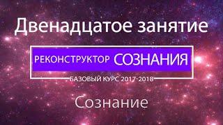 "Реконструктор Сознания" курс 2017-2018 12 семинар. Сознание