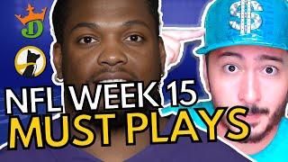 DraftKings Week 15 + Underdog (Best Plays From Sims!) | NFL DFS Picks + 2024 Fantasy Football