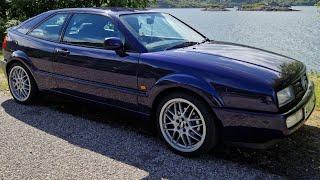 Volkswagen Corrado VR6 STORM.  Mystic blue number 208.