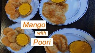 Sumptuous Delight: Aam ki Poori - Mango With Poori