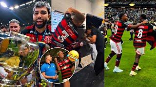 COMEMORAÇÃO DOS JOGADORES DO FLAMENGO NO TÍTULO DA COPA DO BRASIL 2024