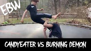 EBW Trampoline Wrestling: BurningDemon vs CandyEater