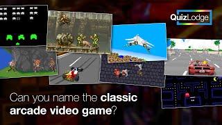 Quiz: Can you name the CLASSIC ARCADE VIDEO GAME? | Guess the arcade game | Fun gaming quiz