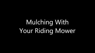 The Best Way to Mulch Leaves With a Riding Mower