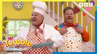 Chef Tumble Makes a Pancake | Mr Tumble and Friends