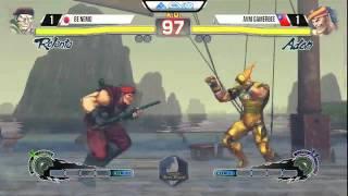 Nemo (Rolento) vs Gamerbee (Adon) - EVO 2015 USF4 - Top 8 Losers