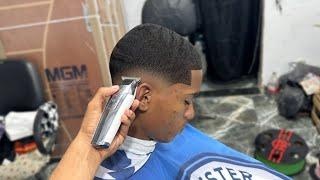 COMO FAZER CORTE Low Fade RÁPIDO!! TÉCNICA para INICIANTES, PASSO a PASSO COMPLETO 