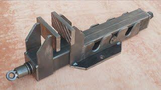 only a few welders know how to make iron vise | DIY metal vise