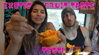 TASTE TESTING EXOTIC FRUIT IN SOUTH FLORIDA - Van Life Episode 5