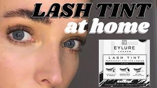 HOW TO TINT YOUR LASHES AT HOME *SAFELY* / DIY Eylure DyeLash Eyelash Tint (Easy Tutorial)