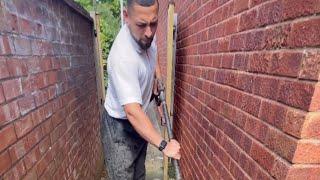 Pressure washing transforms a neglected alleyway into a clean space || WooGlobe