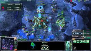 StarCraft 2 - SC546 - G3 - Sen (Z) vs Orz (P) on BioHazard II