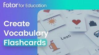 How to Create Flashcards Online | Fotor For Education