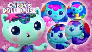 Gabby & MerCat's Magical Mermaid Marathon! | GABBY'S DOLLHOUSE TOY PLAY ADVENTURES