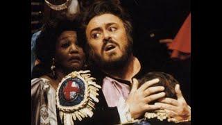 Martina Arroyo & Luciano Pavarotti "Teco io sto" Un ballo in maschera