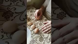 #очистка яиц для праздничной окрошки