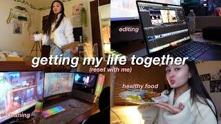 GETTING MY LIFE TOGETHER: healthy habits, cleaning, cooking, and more!