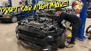 My Supercharged Coyote Roush Mustang Drift Car is in trouble...