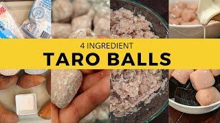 TARO BALLS (4 INGREDIENTS ONLY)