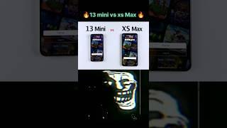 13 mini vs xs max speed test  || iPhone 13 mini || iPhone xs  ||  #shorts #youtubeshort