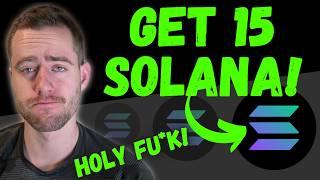 YOU NEED 15 SOLANA NOW! (SOLANA'S NEXT MOVE WILL SHOCK THE MARKET)